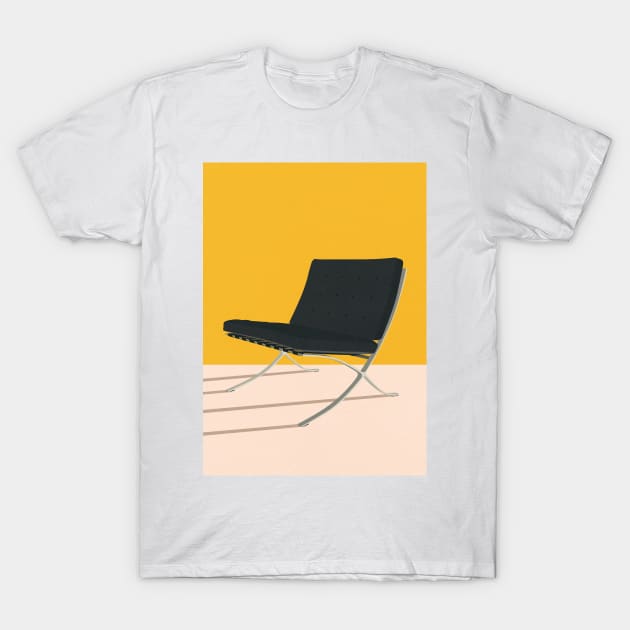 Barcelona Chair T-Shirt by Rosi Feist